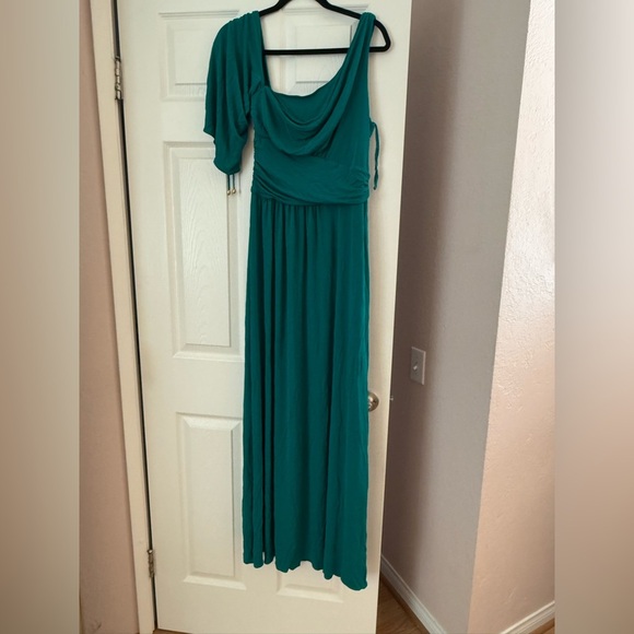 Temperly London Elegant Teal Evening Gown Size 10 - Picture 1 of 6